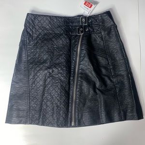 Black ‘Leather’ Skirt